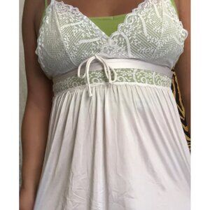 🤍 Vintage White Slip Dress – Gilead